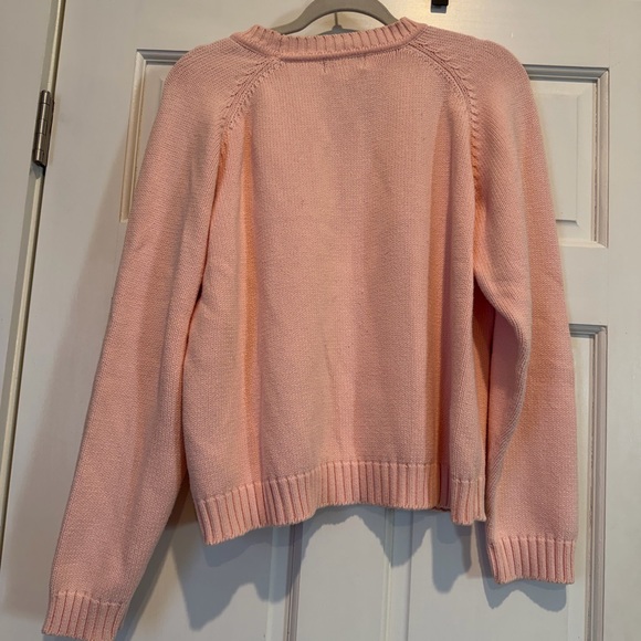 Vintage St. John's Bay Blush Crew Neck Sweater 90s - Picture 3 of 3
